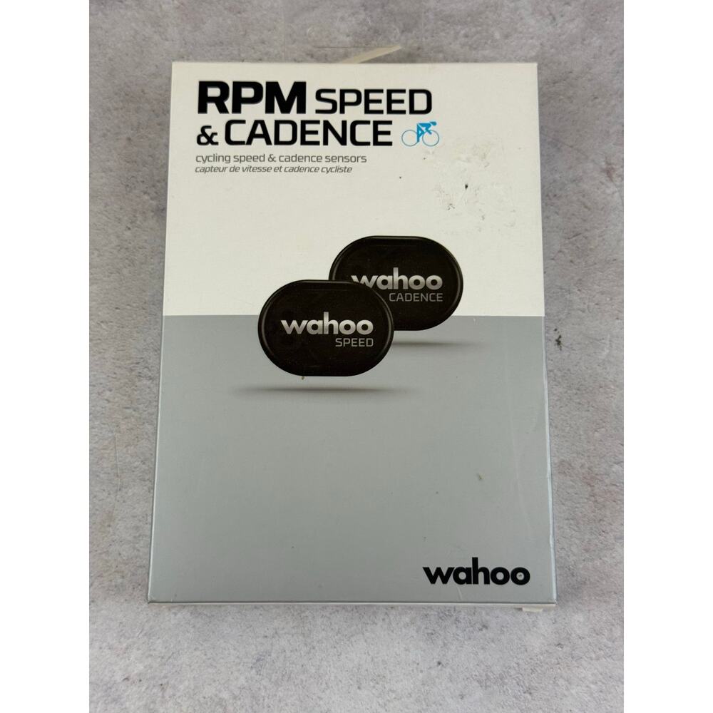 Wahoo Fitness RPM Speed/ Cadence Sensor Bundle Wireless Bluetooth New Open Box
